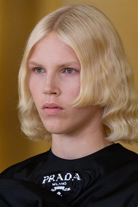 prada 2021 hair|Spring 2021 Milan Prada Runway Hair and Beauty.